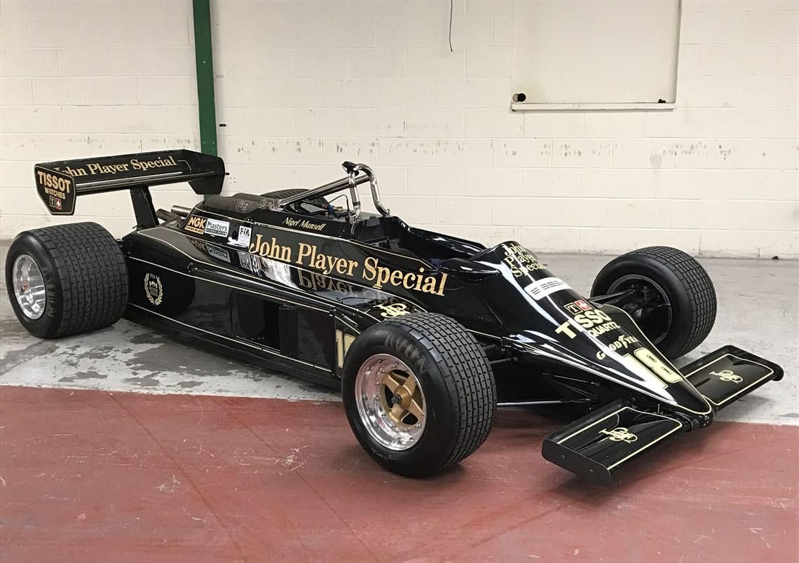 蓮花87b-福特cosworth dfv lotus 87為1981年f1